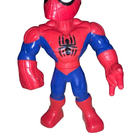Hasbro 10 Inch Marvel Spiderman Super Hero Playskool Chunky Figure - Picture 2 of 12